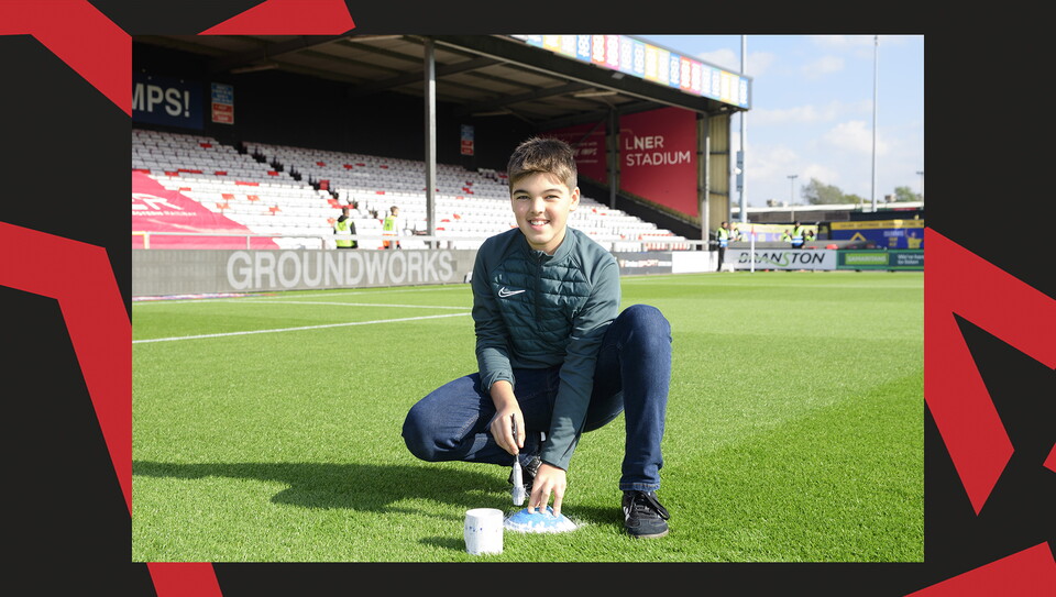 A fan image from City's 2-1 home win over Leyton Orient.