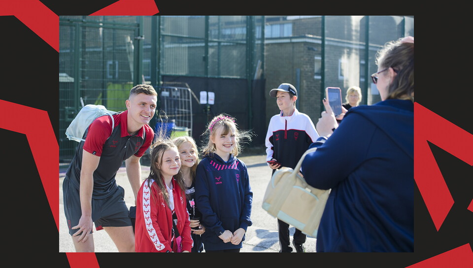 A fan image from City's 2-1 home win over Leyton Orient.