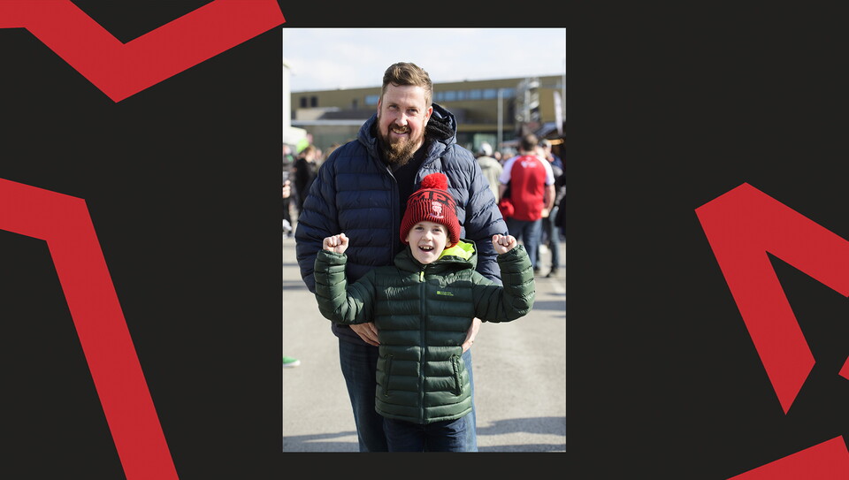 A fan image from City's 2-1 home win over Leyton Orient.