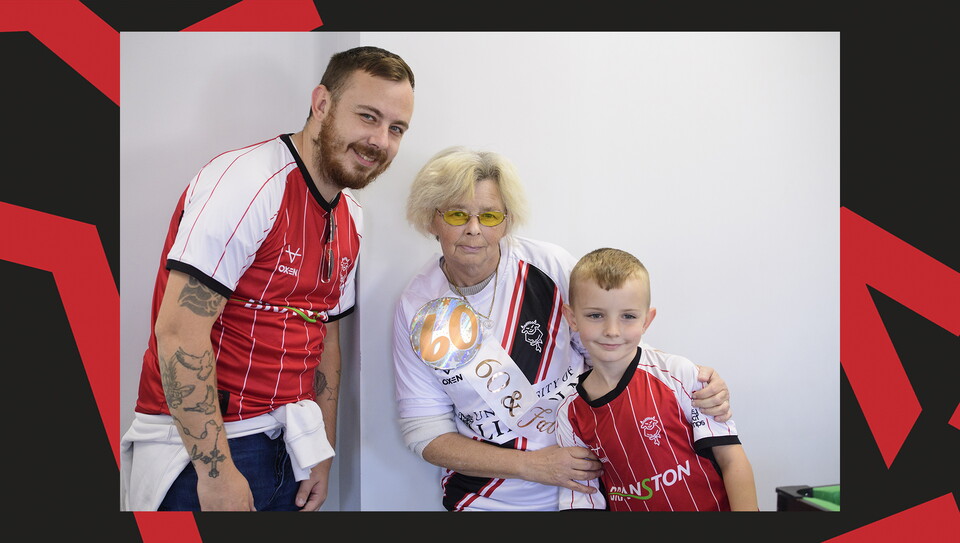 A fan image from City's 2-1 home win over Leyton Orient.