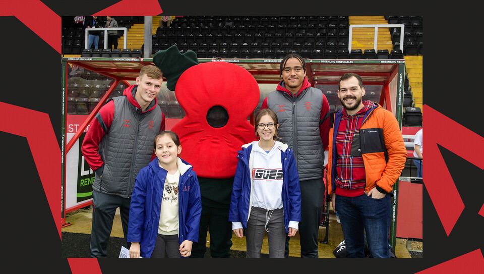 A fan photo from Lincoln City's 2-1 home win over Stockport County.