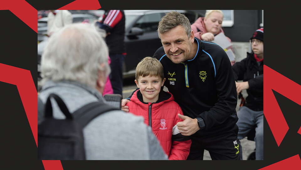 A fan photo from Lincoln City's 2-1 home win over Stockport County.