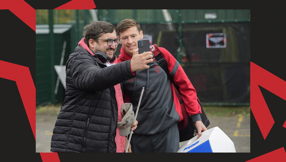 A fan photo from Lincoln City's 2-1 home win over Stockport County.