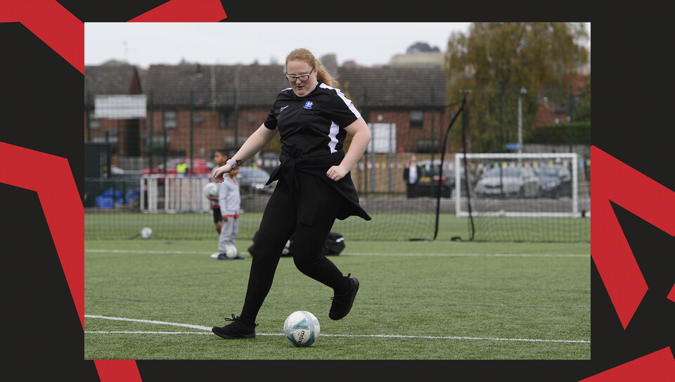 A fan photo from Lincoln City's 2-1 home win over Stockport County.