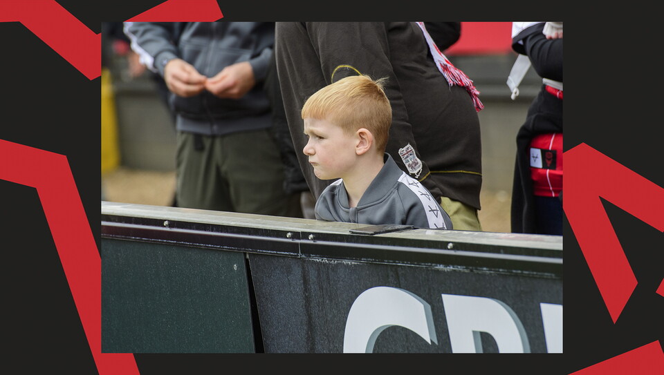 A fan photo from Lincoln City's 2-1 home win over Stockport County.