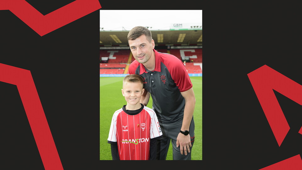 Cranwell Junior FC Under-9s enjoyed the matchday experience against Stockport County