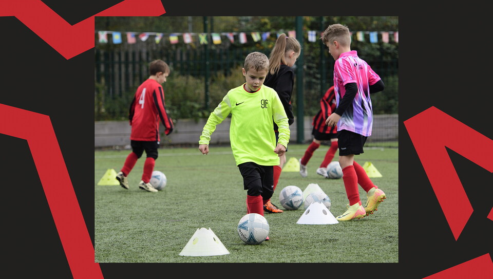 Cranwell Junior FC Under-9s enjoyed the matchday experience against Stockport County