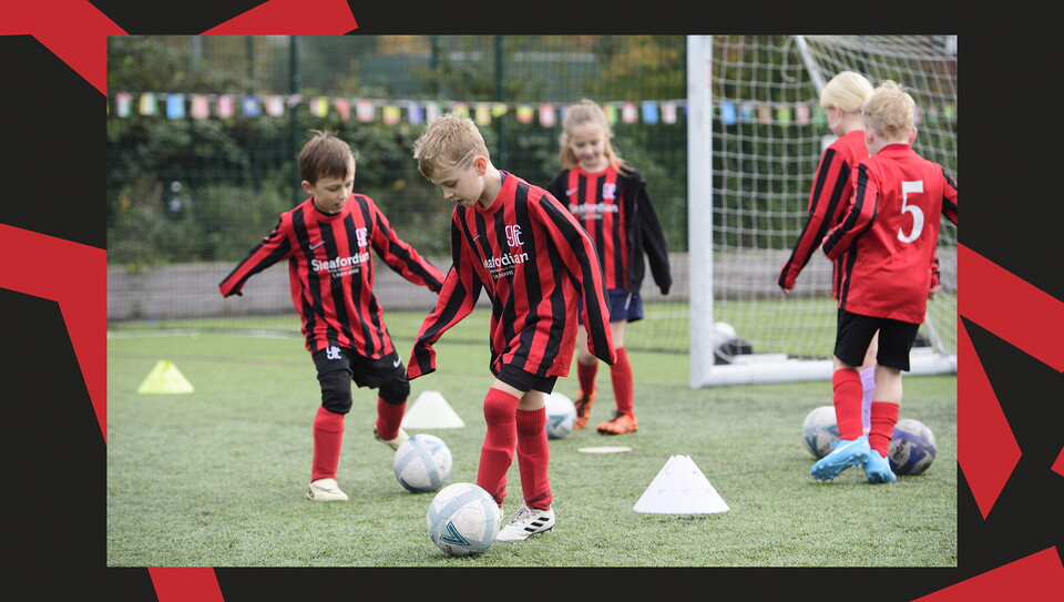 Cranwell Junior FC Under-9s enjoyed the matchday experience against Stockport County