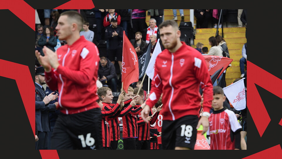 Cranwell Junior FC Under-9s enjoyed the matchday experience against Stockport County