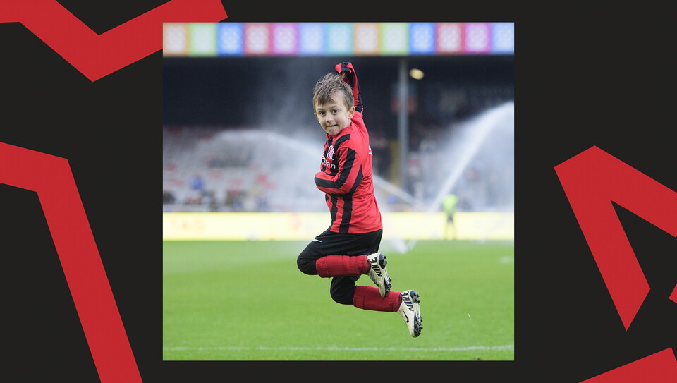 Cranwell Junior FC Under-9s enjoyed the matchday experience against Stockport County