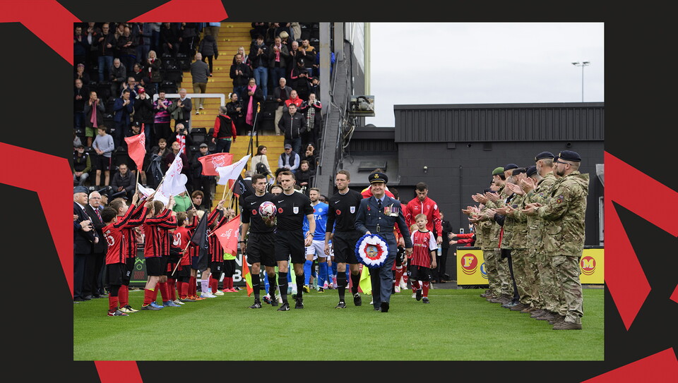 City's home game against Stockport County marked their annual fixture of remembrance
