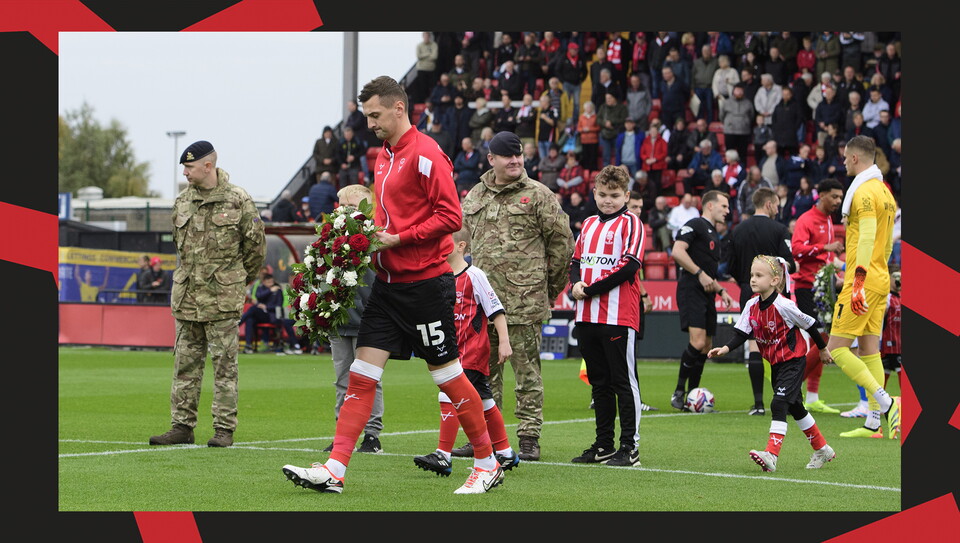 City's home game against Stockport County marked their annual fixture of remembrance