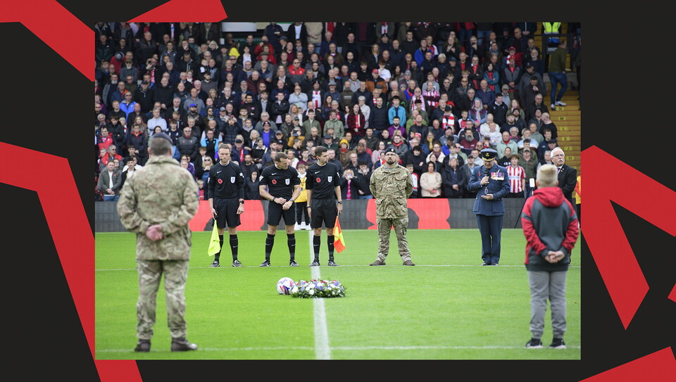 City's home game against Stockport County marked their annual fixture of remembrance