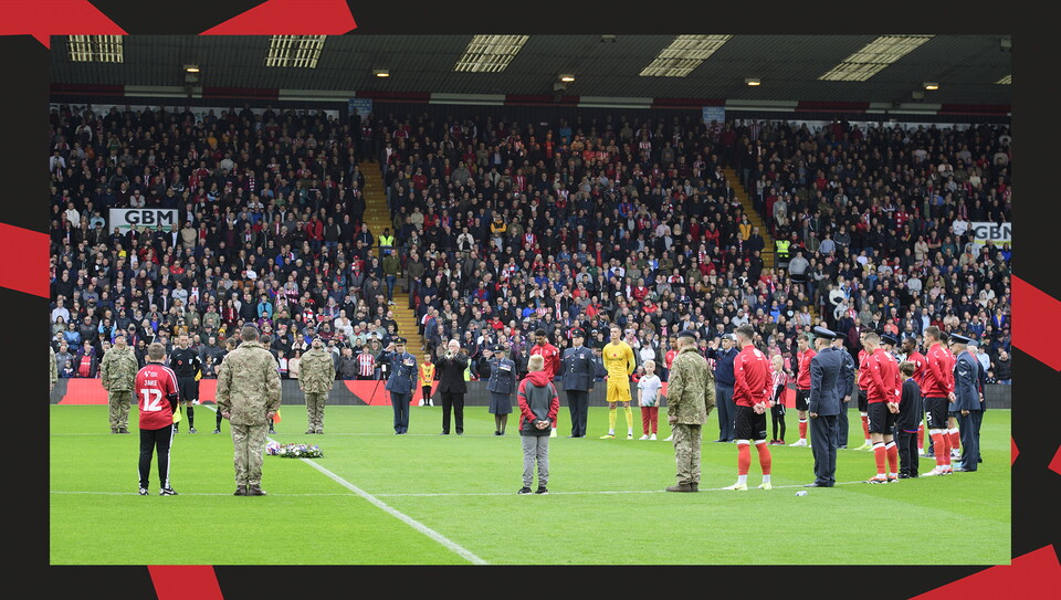 City's home game against Stockport County marked their annual fixture of remembrance