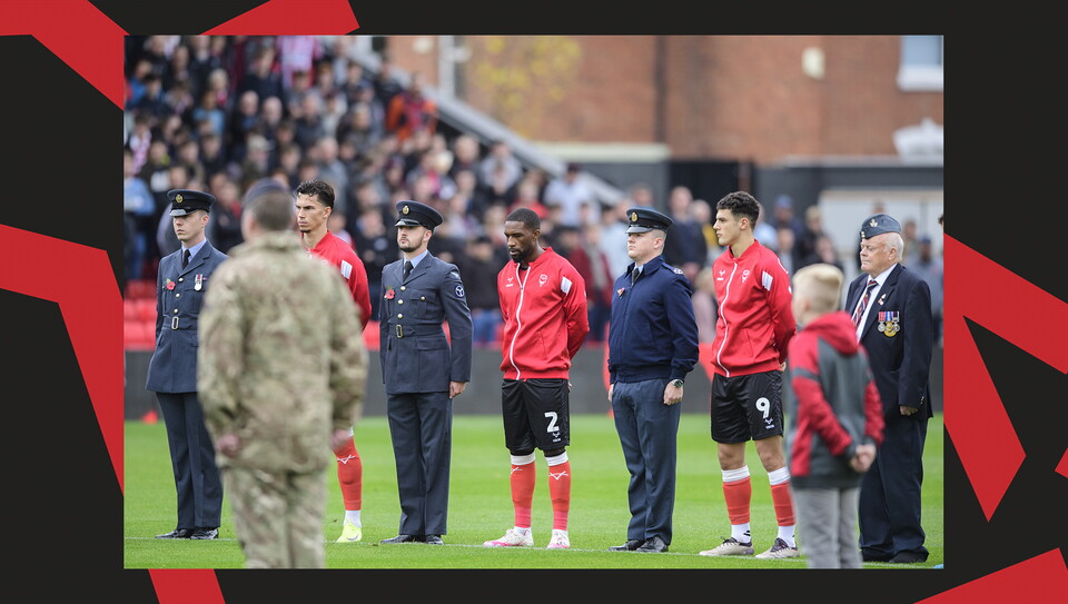 City's home game against Stockport County marked their annual fixture of remembrance