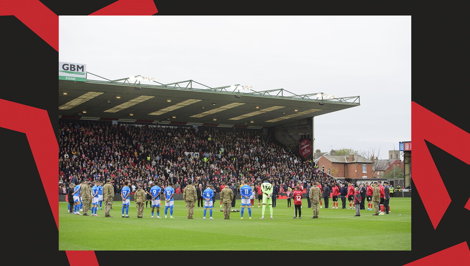 City's home game against Stockport County marked their annual fixture of remembrance