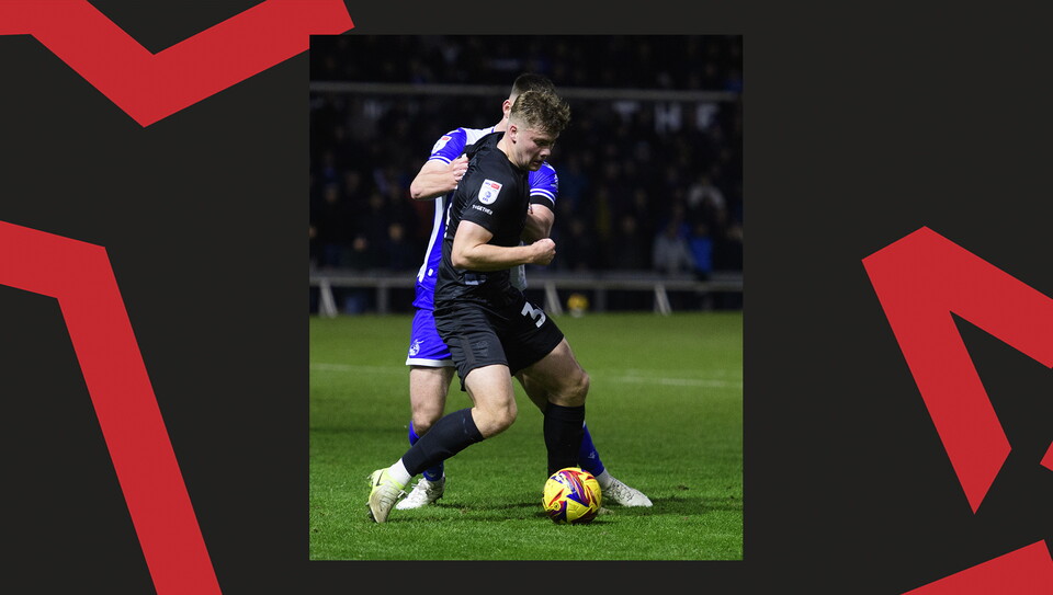 An action image from City's away draw at Bristol Rovers