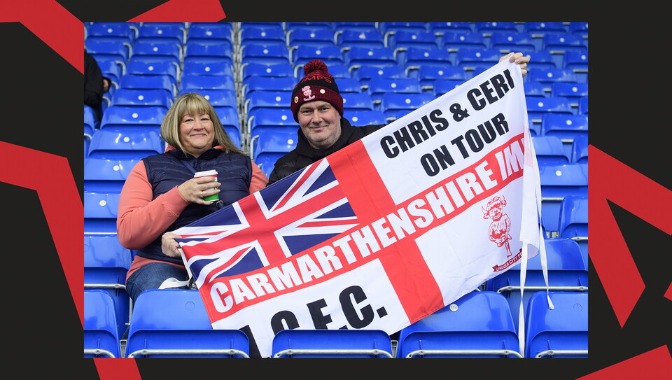 A fans image from City's 1-1 away draw at Bristol Rovers