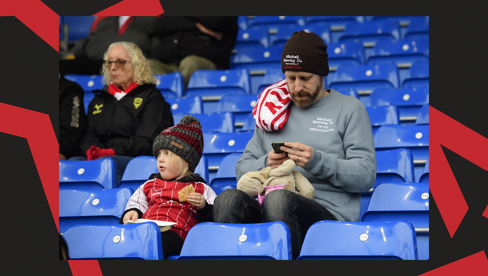 A fans image from City's 1-1 away draw at Bristol Rovers