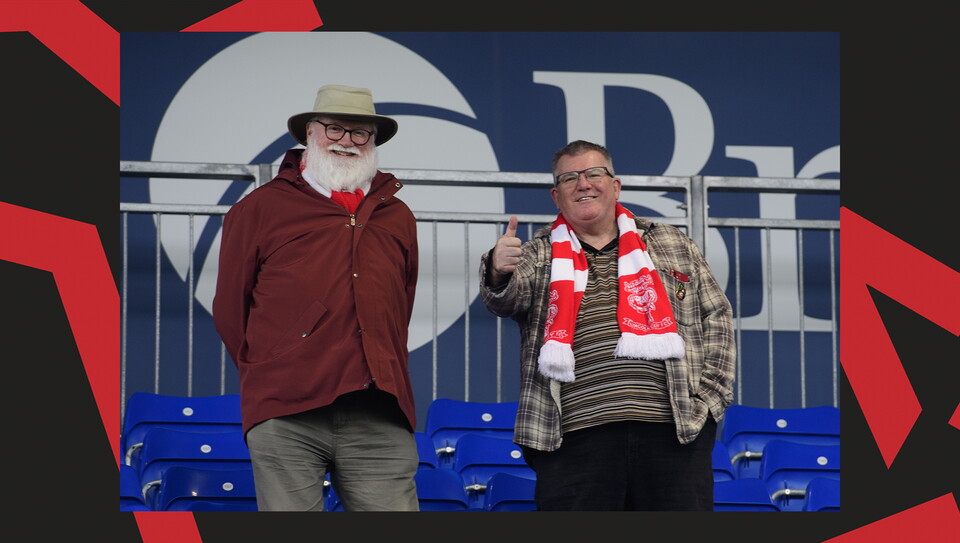 A fans image from City's 1-1 away draw at Bristol Rovers