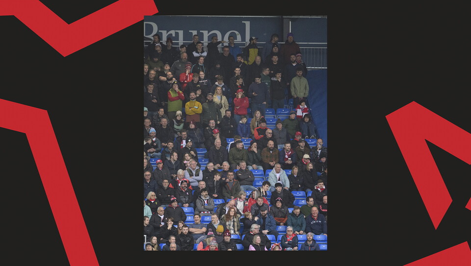 A fans image from City's 1-1 away draw at Bristol Rovers