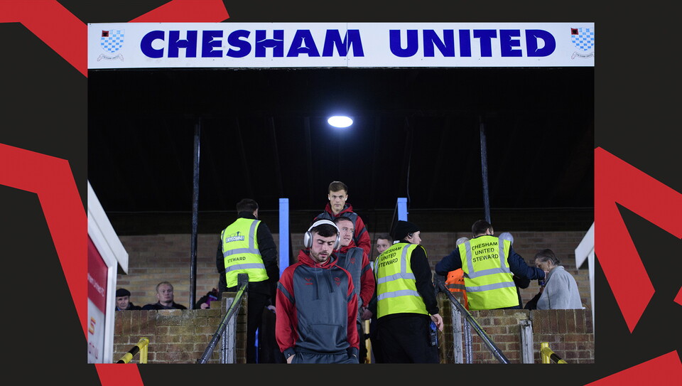 A match image from City's 4-0 win at Chesham United