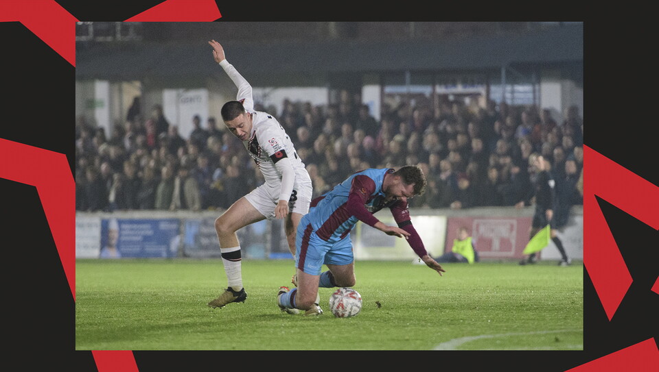 A match image from City's 4-0 win at Chesham United