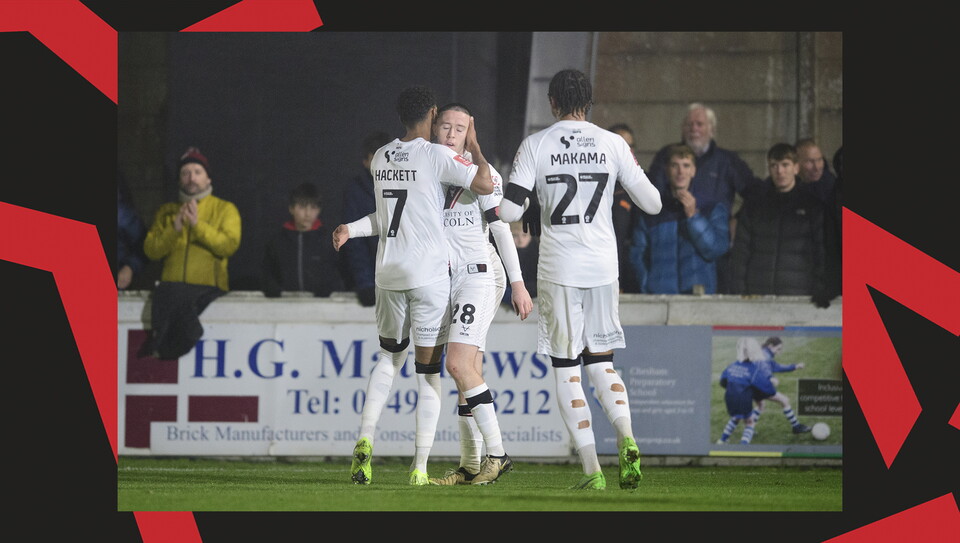 A match image from City's 4-0 win at Chesham United