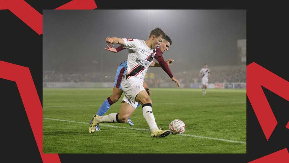 A match image from City's 4-0 win at Chesham United