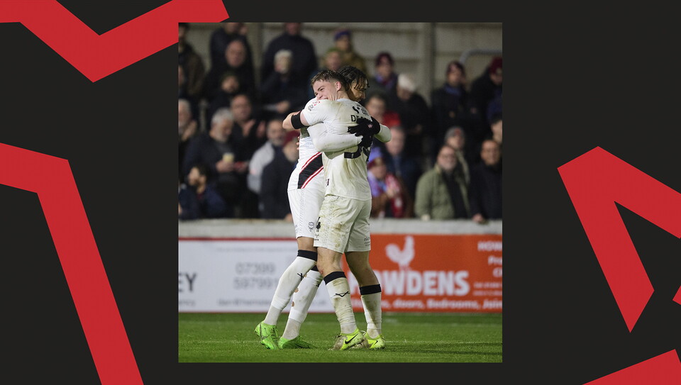 A match image from City's 4-0 win at Chesham United