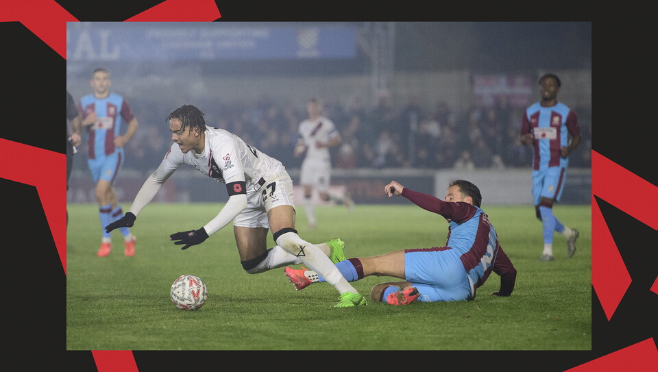 A match image from City's 4-0 win at Chesham United