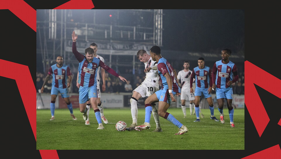 A match image from City's 4-0 win at Chesham United