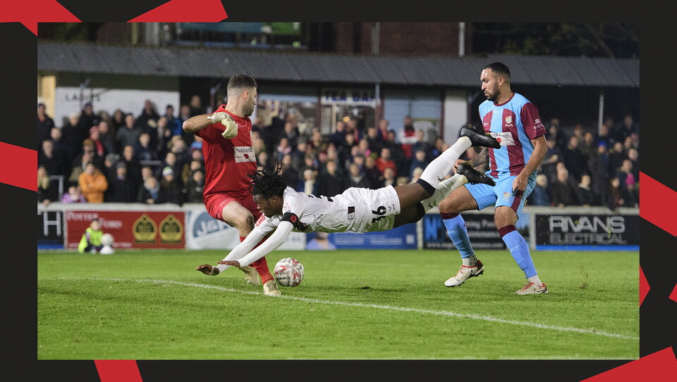 A match image from City's 4-0 win at Chesham United