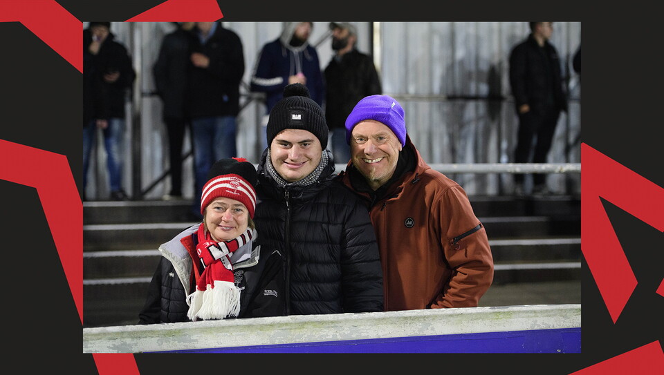 A fan image from City's 4-0 win at Chesham United