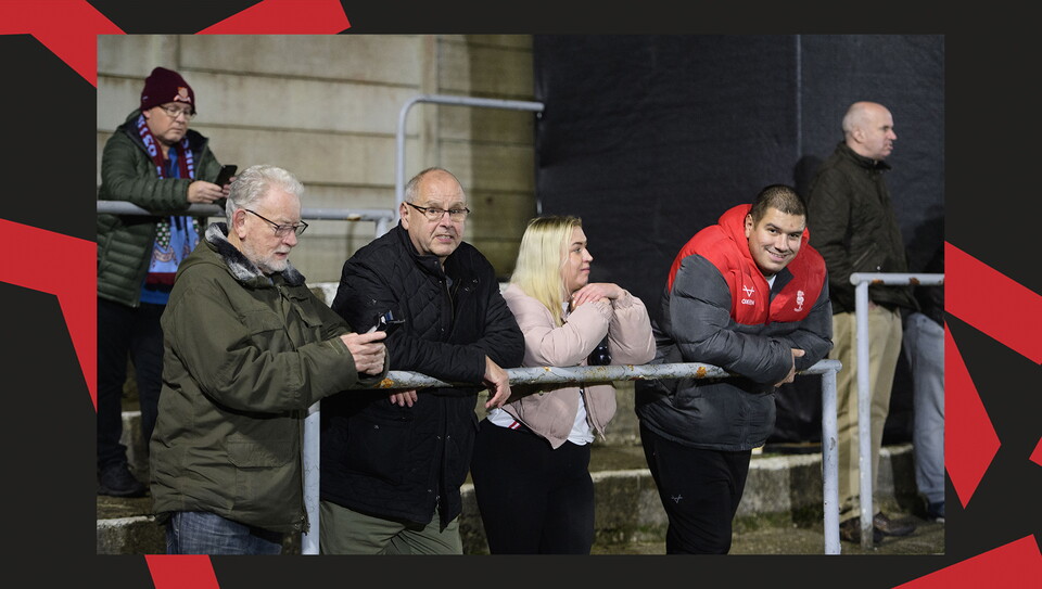 A fan image from City's 4-0 win at Chesham United