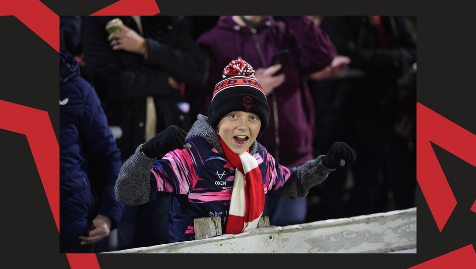 A fan image from City's 4-0 win at Chesham United