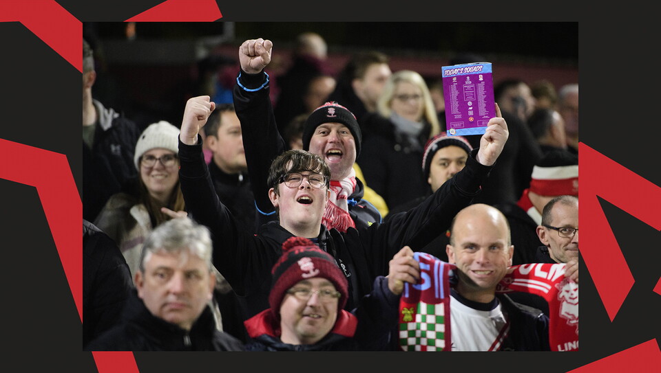 A fan image from City's 4-0 win at Chesham United