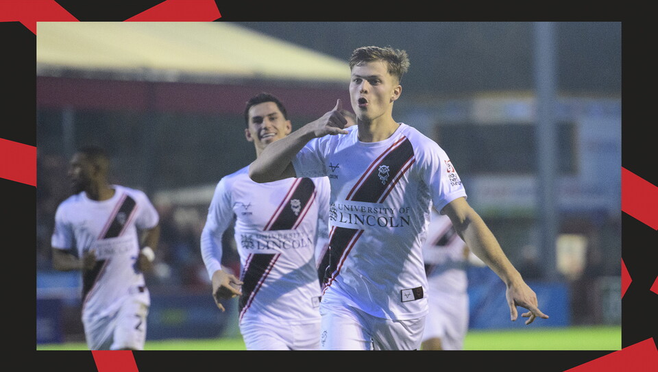 A match action image from City's away game at Crawley Town.
