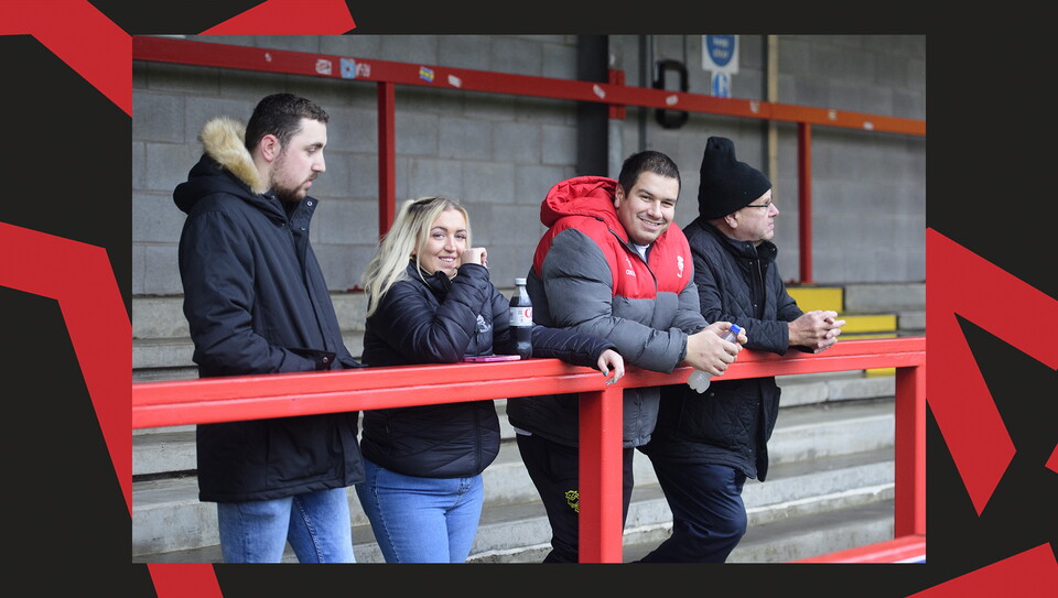 A fans image from City's away game at Crawley Town.