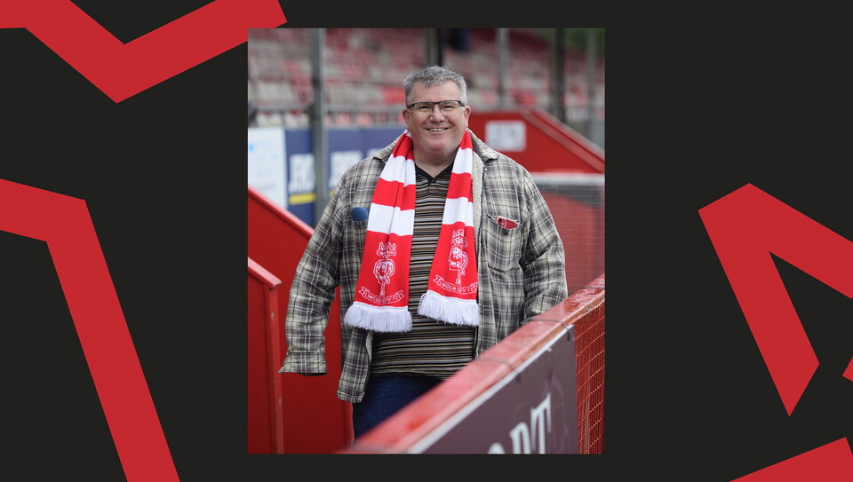 A fans image from City's away game at Crawley Town.