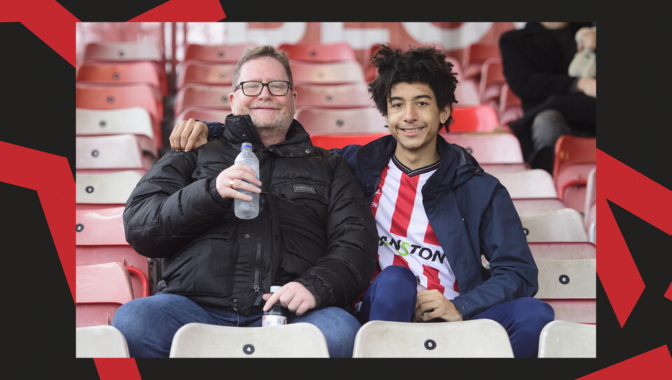 A fans image from City's away game at Crawley Town.