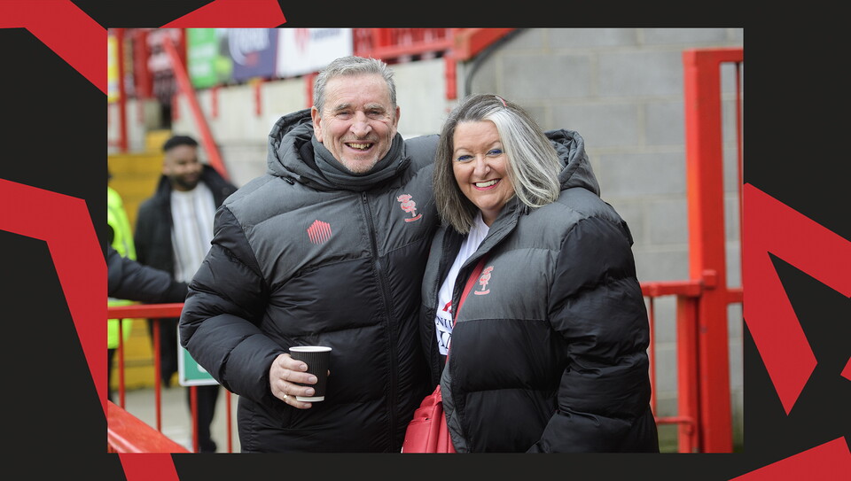 A fans image from City's away game at Crawley Town.
