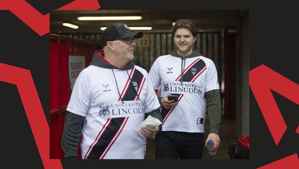 A fans image from City's away game at Crawley Town.