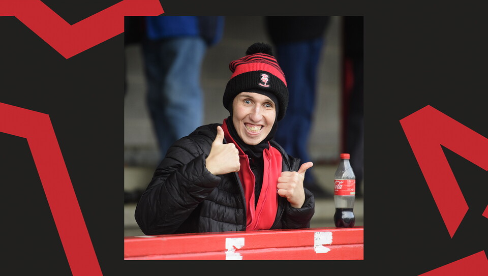 A fans image from City's away game at Crawley Town.