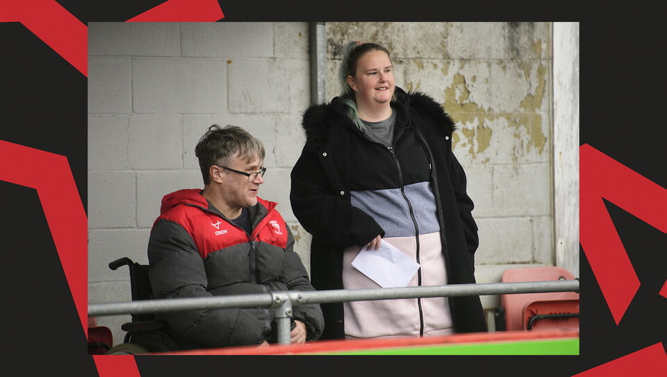 A fans image from City's away game at Crawley Town.