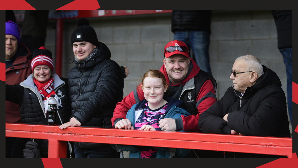 A fans image from City's away game at Crawley Town.