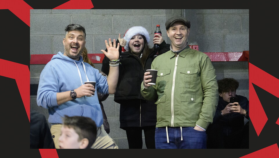 A fans image from City's away game at Crawley Town.