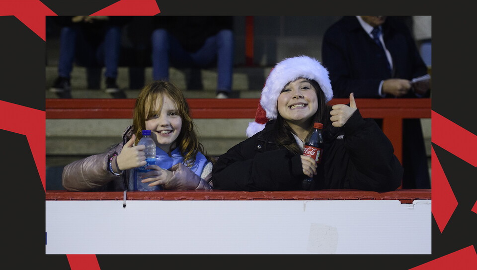 A fans image from City's away game at Crawley Town.