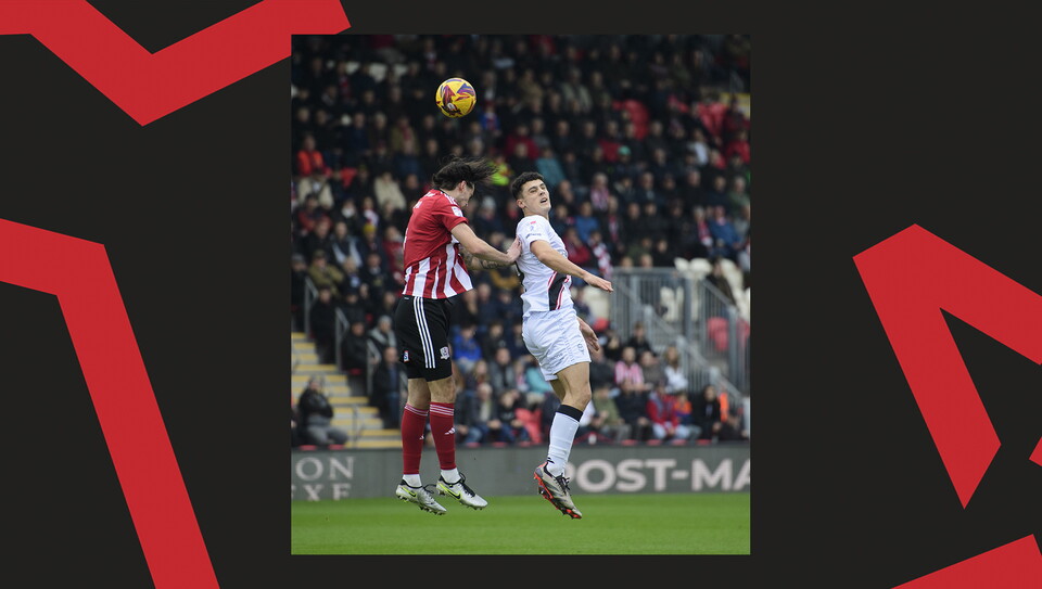 A match action photo from City's 0-0 away draw at Exeter