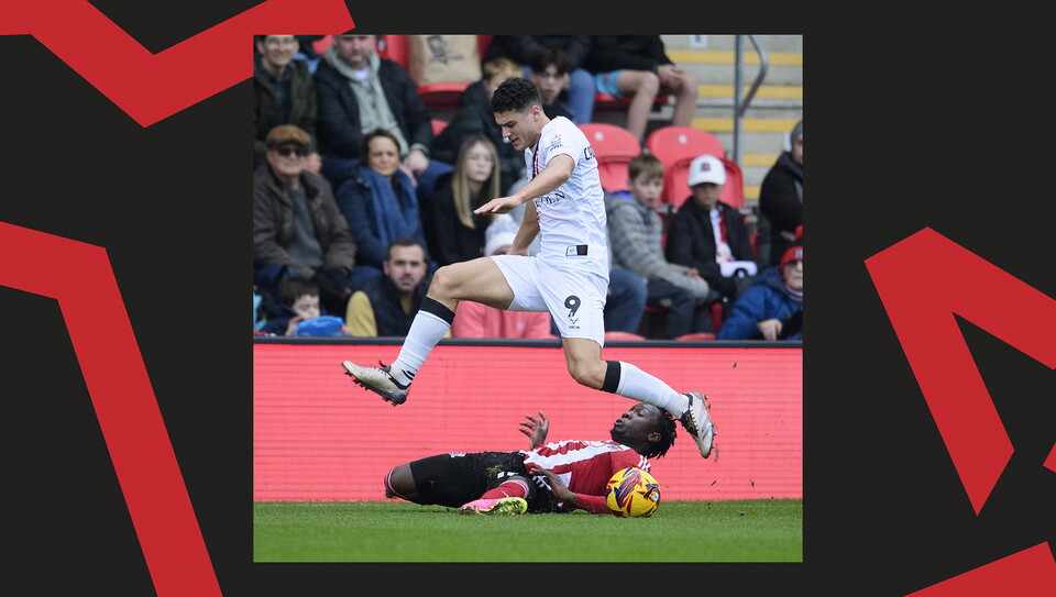 A match action photo from City's 0-0 away draw at Exeter